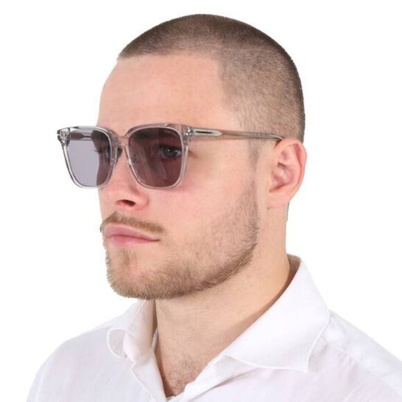 Tom Ford FT0891-K 20D Sunglasses Grey Square Frame, Smoke Polarized Lenses - Picture 3 of 10